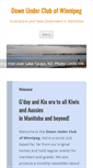 Mobile Screenshot of downunderclub.mb.ca